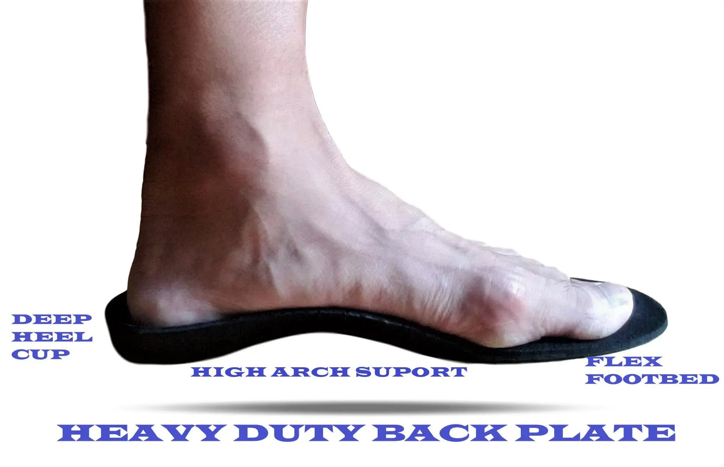 Orthopedic High Arch Support Insoles with Shock Absorption for Men and Women